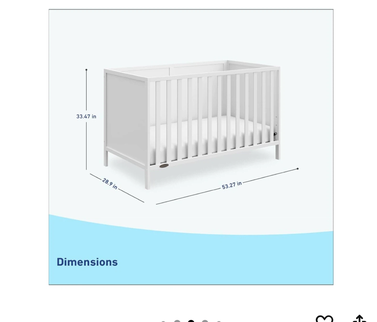 Convertible Crib - Crib, Toddler Bed, Daybed - photo 4