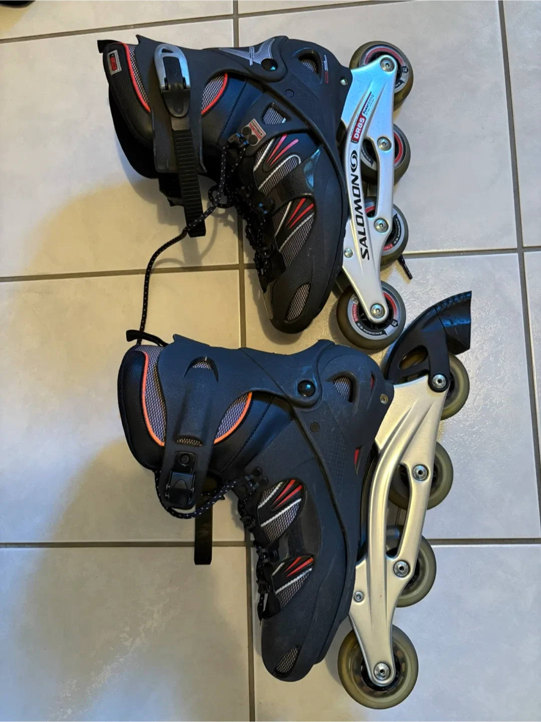 Mens Salomon size 10 roller blades skates used thumbnail