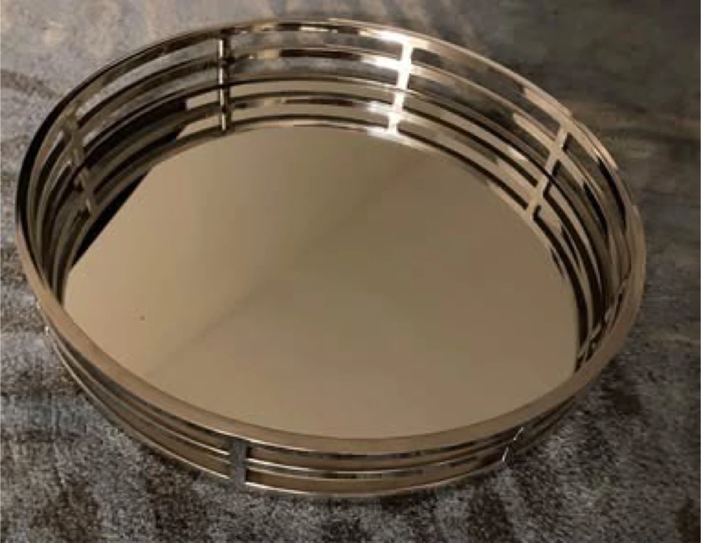 *For Sale: Round Mirror with Velvet Backing* - photo 2
