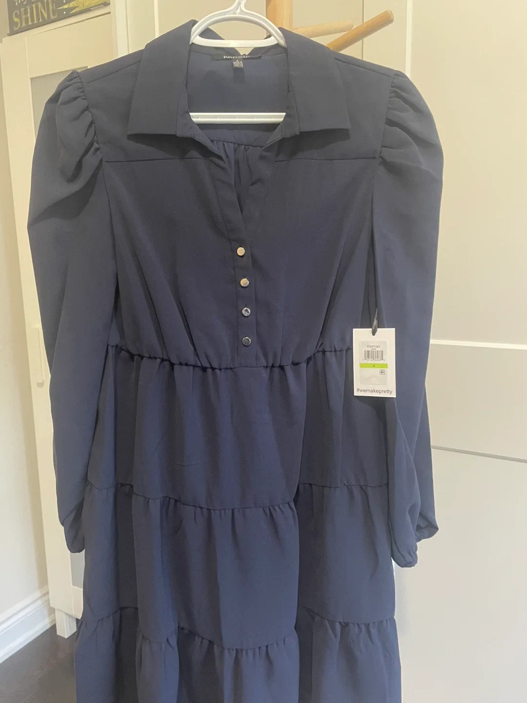 Kensie Navy Blue Dress - Size 4 image indicator(6)