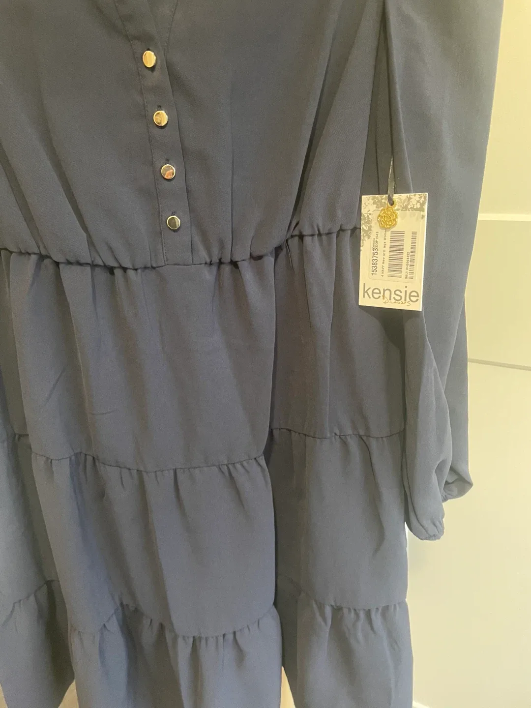 Kensie Navy Blue Dress - Size 4 image indicator(7)