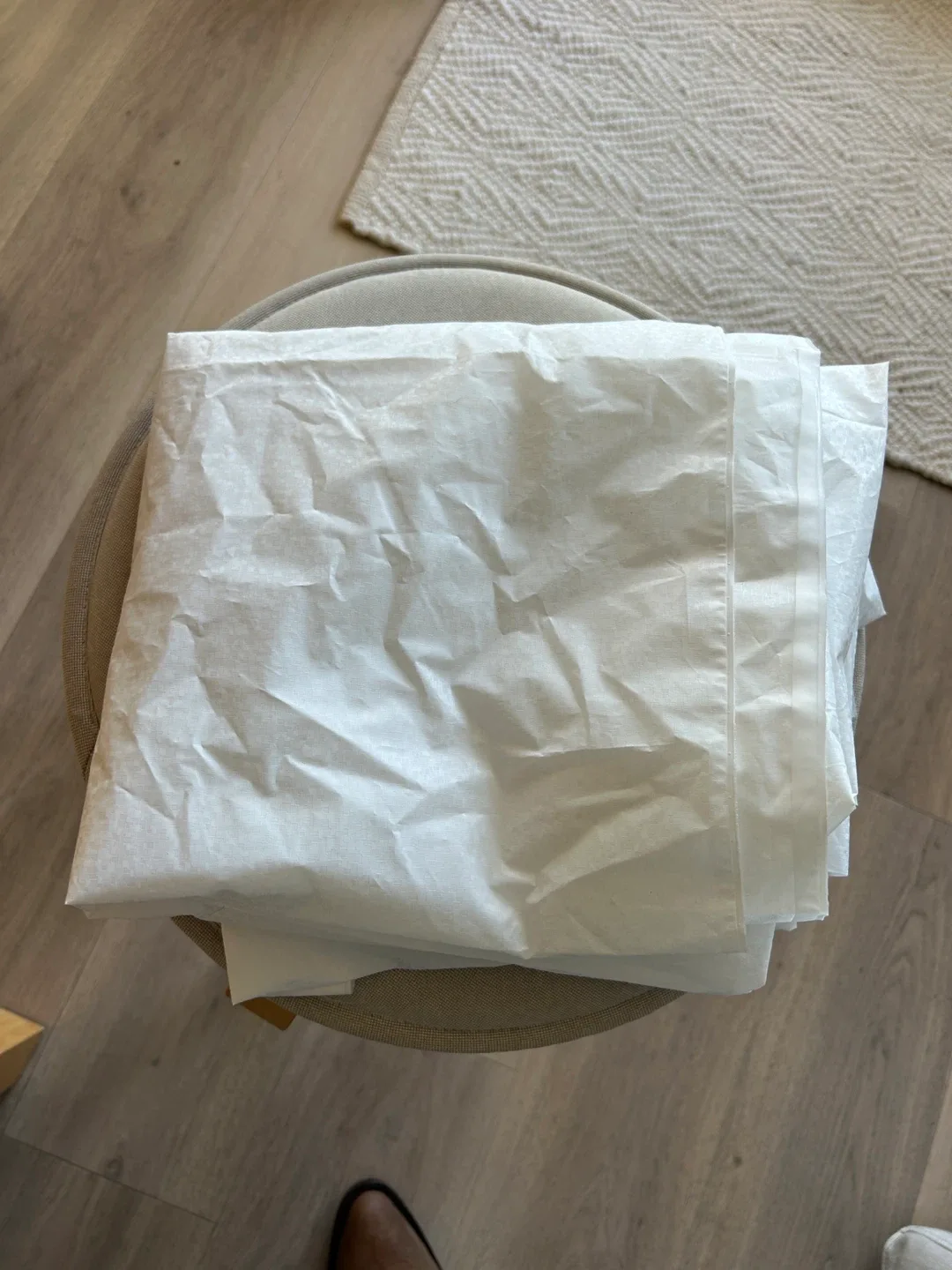 IKEA BJÄRSEN Shower Curtain - White, 180x200 cm image indicator(3)