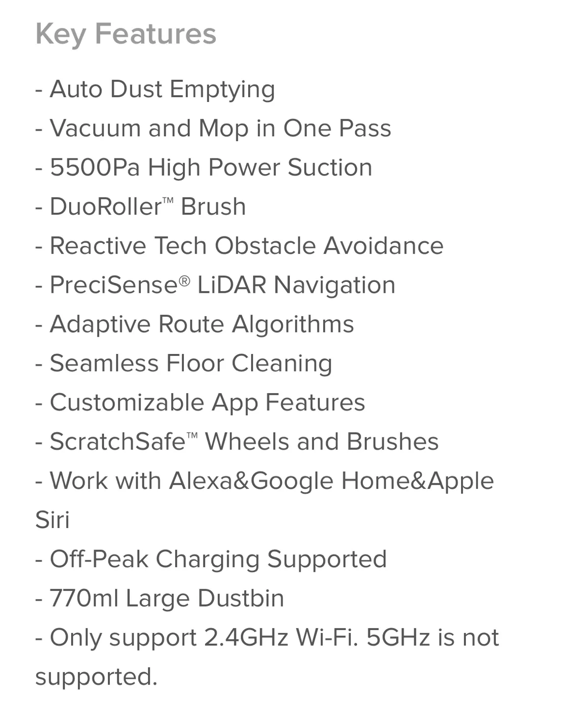 Roborock Q8 Max+ Robot Vacuum and Mop image indicator(5)