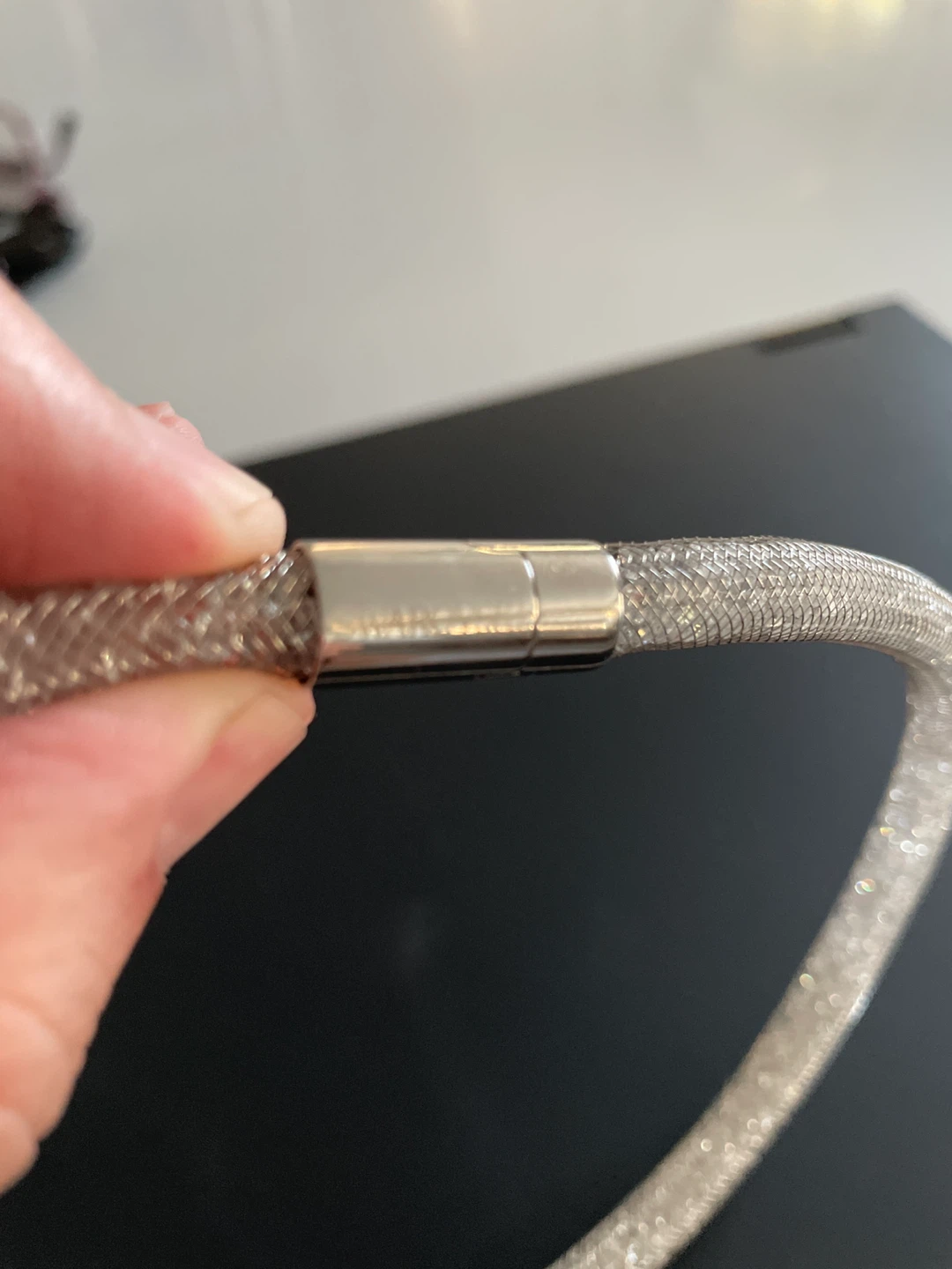 Swarovski Crystal Rock Tube Necklace - photo 2