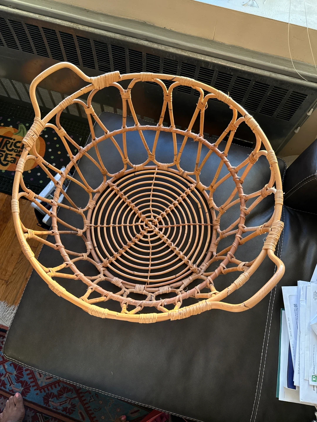 Rattan Basket with Handles - photo 2