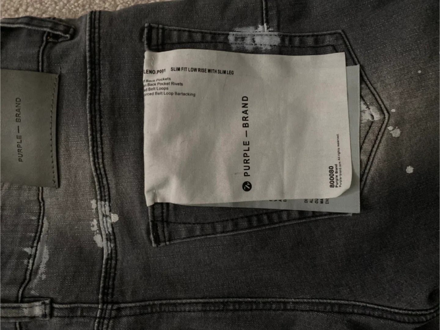 Purple Brand Slim Fit Jeans size 30 image indicator(3)