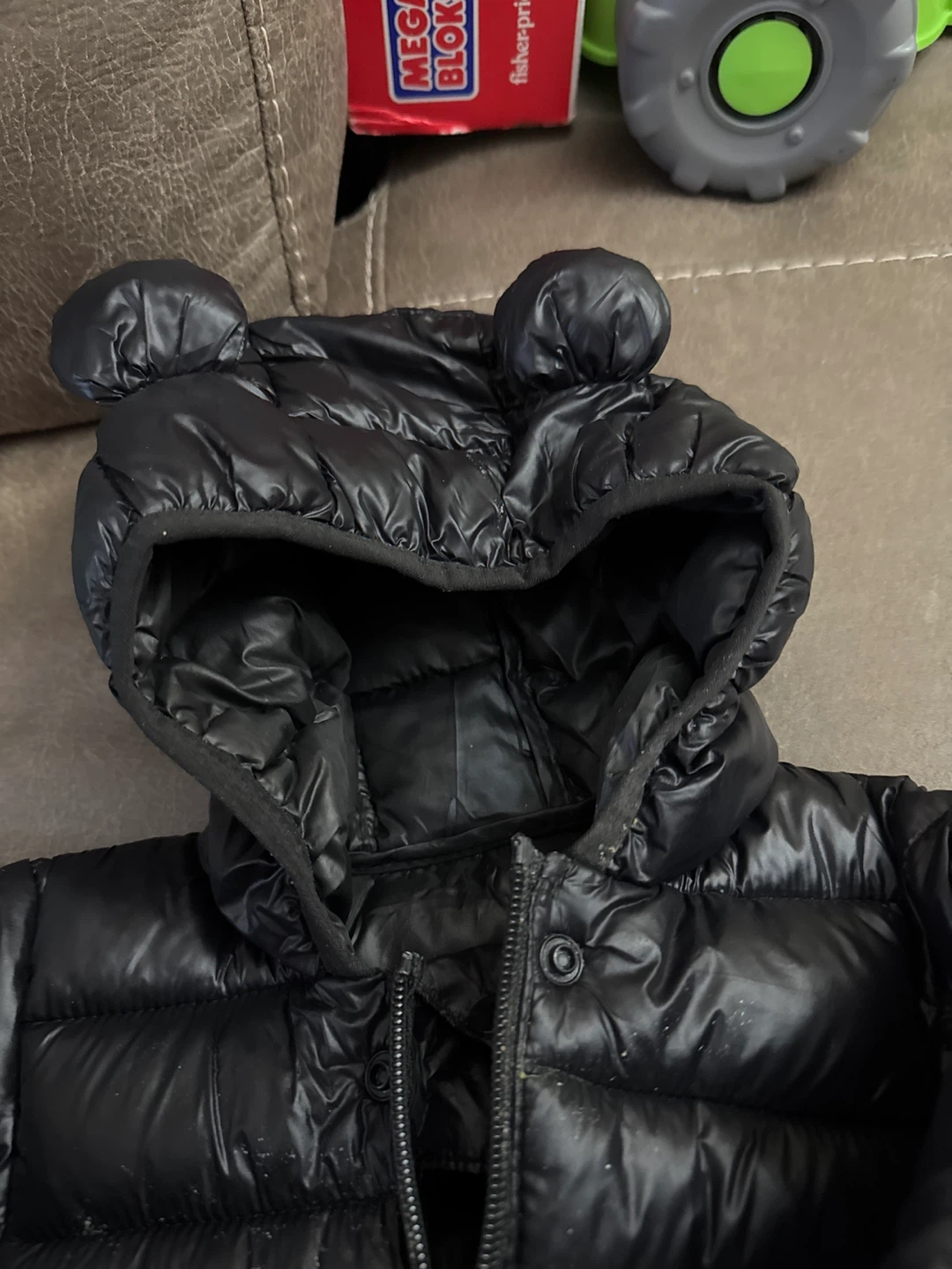 Happy Cherry Baby Boys Down Cotton Coat - Black - photo 2
