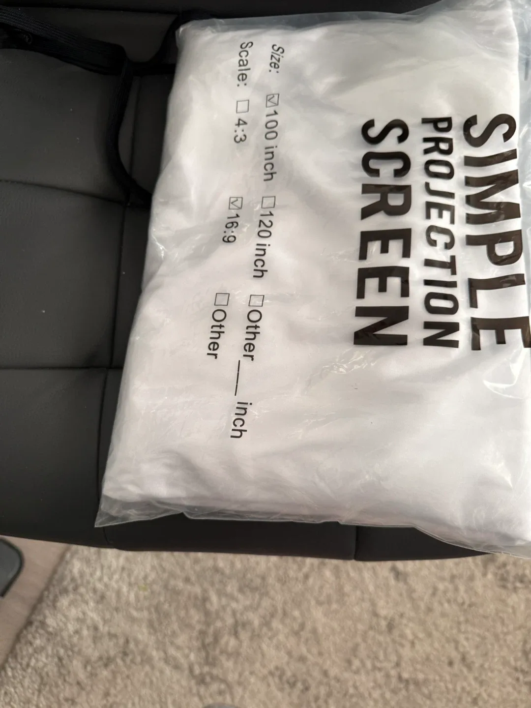 Eokeiylu Projector with 100 inch Screen image indicator(2)