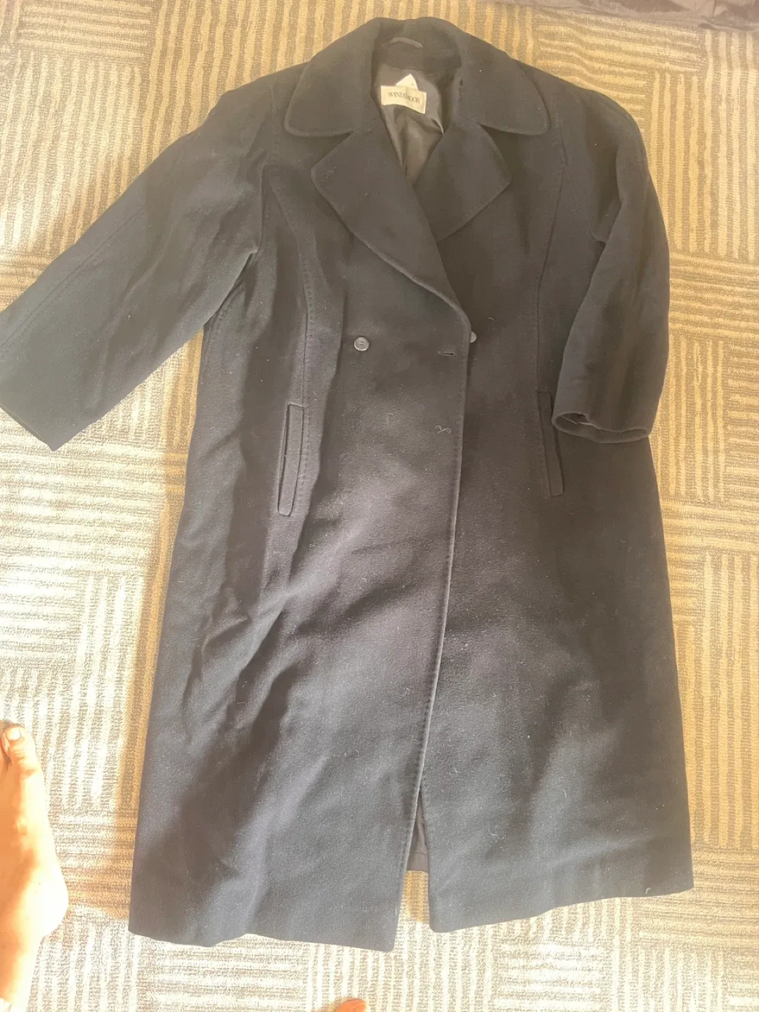Windsmoor Wool Cashmere Blend Coat - Size 18 thumbnail