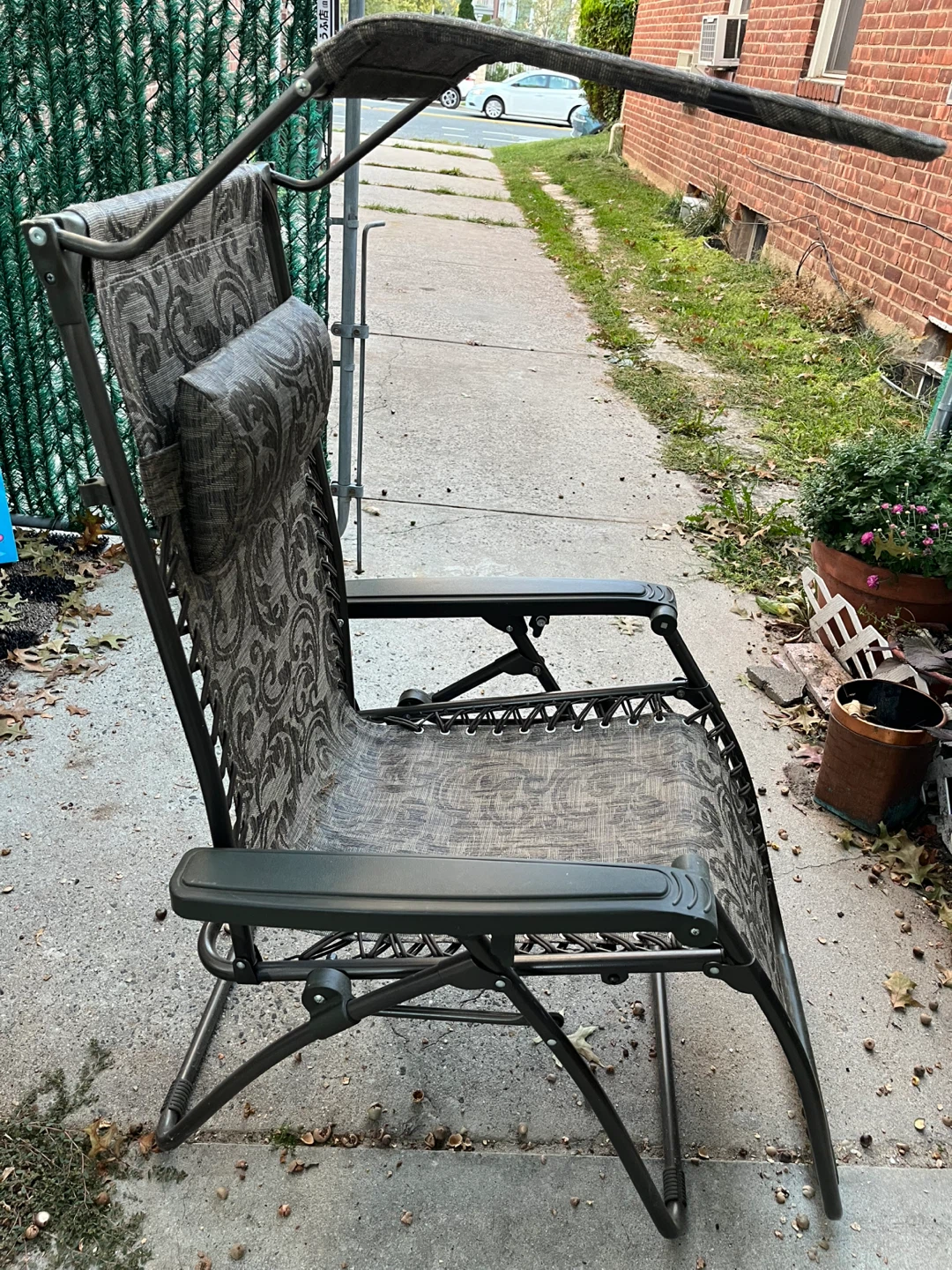 Outside poolside Chair with Canopy