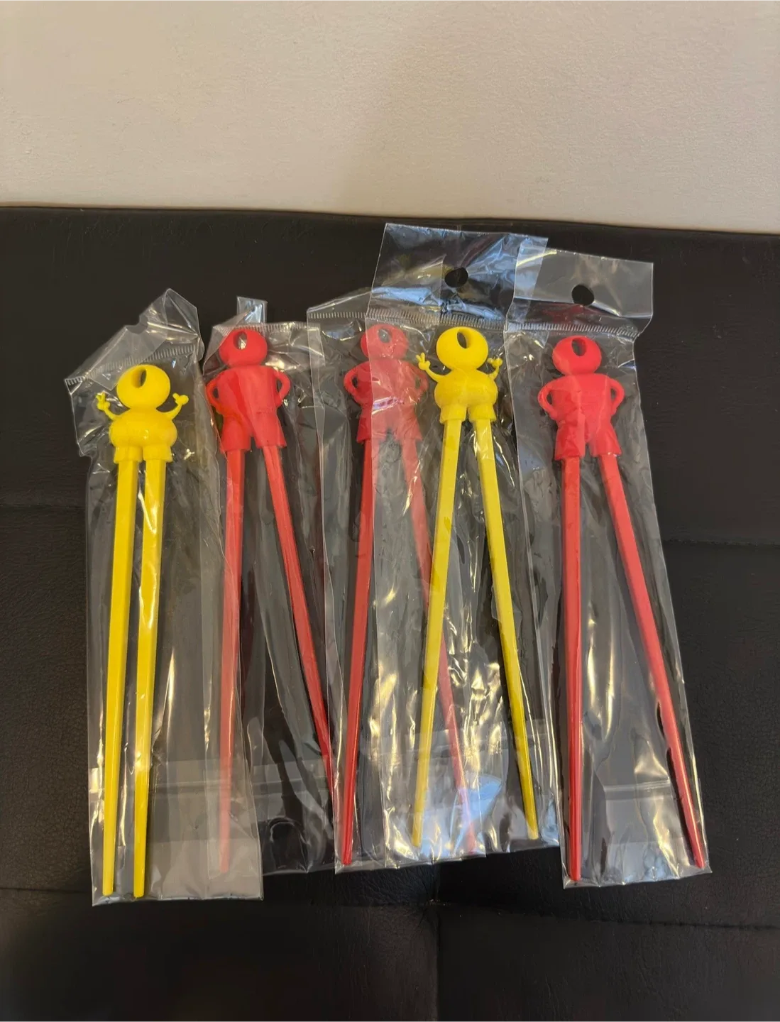 New Red and Yellow Figure Chopsticks thumbnail