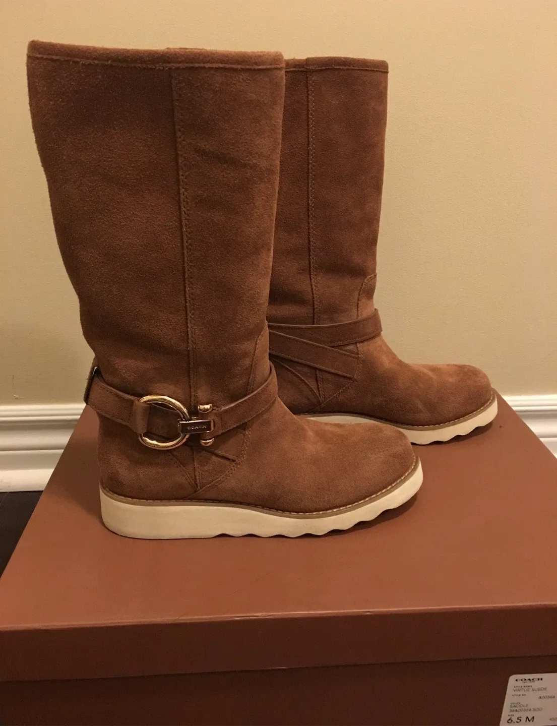 Coach Women's Suede Winter Boots - Size 6.5 thumbnail