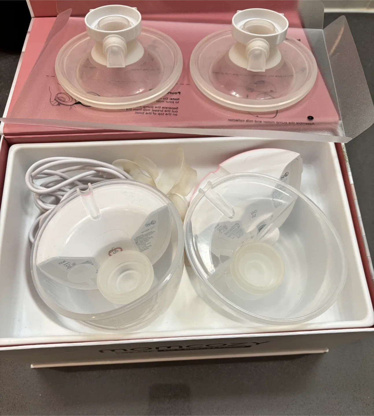 Momcozy M5-V Hands-free Breast Pumps - Double image indicator(2)
