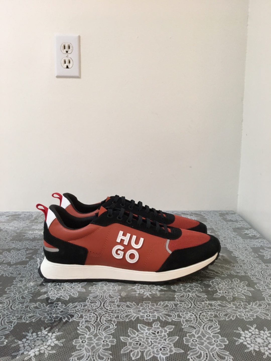 Hugo Orange & Black Sneakers - photo 2