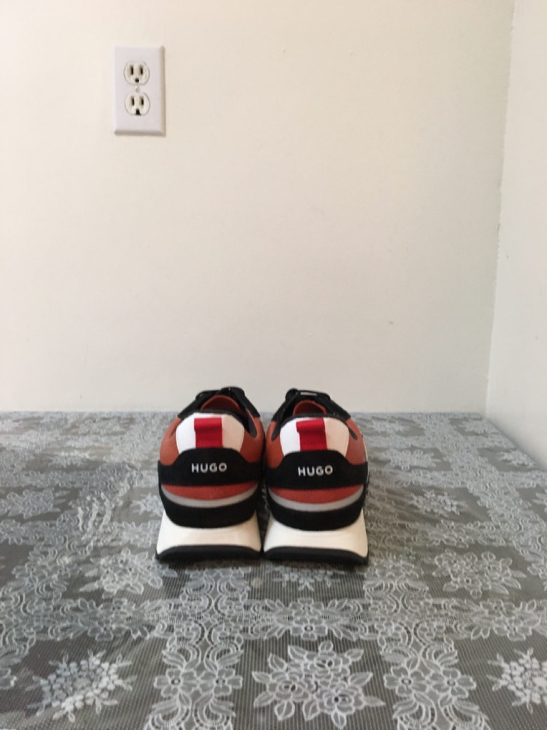 Hugo Orange & Black Sneakers - photo 3