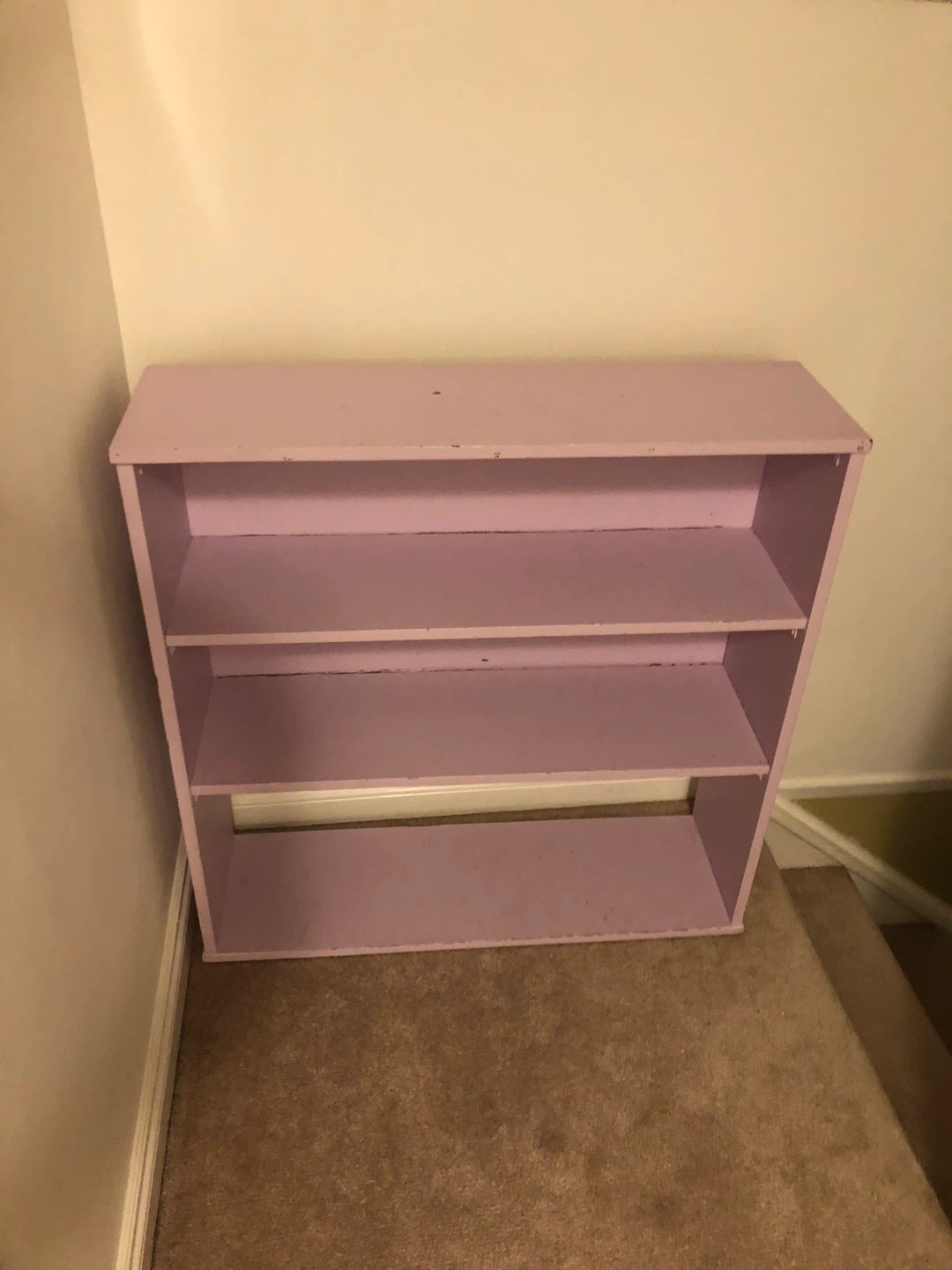 Lilac Wooden Shelf