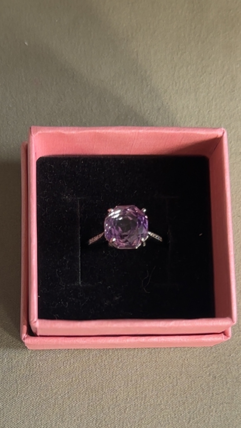 Amethyst Ring Rose Cut - photo 2