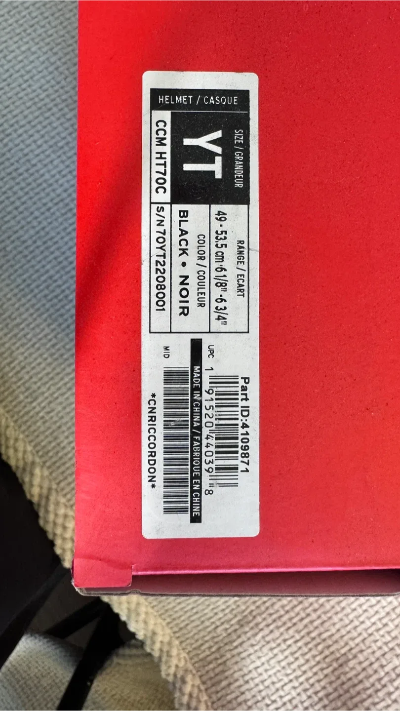 CCM Tacks 70 Hockey Helmet - Youth Size image indicator(7)