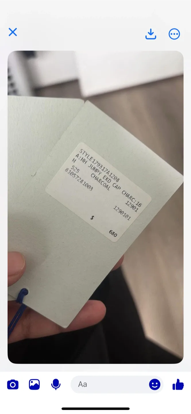 Burberry Equestrian Knight Charcoal Cap - New with Tags! image indicator(7)