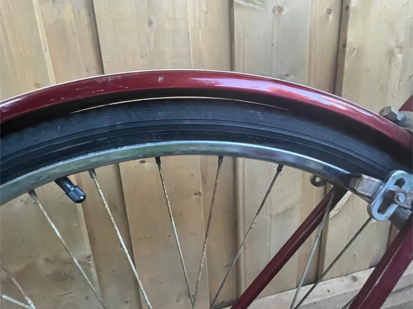 Sears Simpsons Vintage 3-Speed Bicycle - Burgundy image indicator(9)