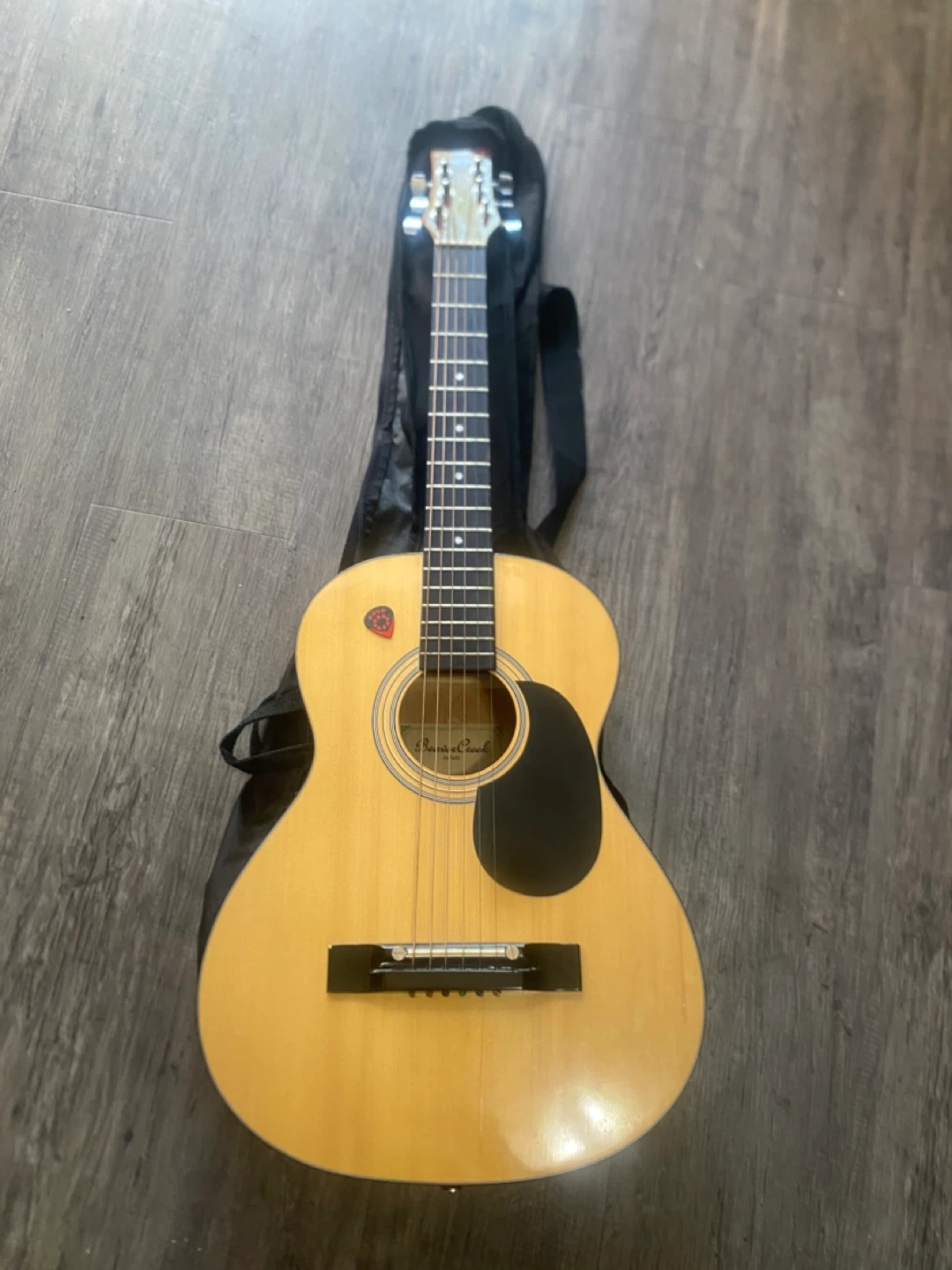 Beaver Creek Acoustic Guitar with Case and (FREE Guitar Strap)