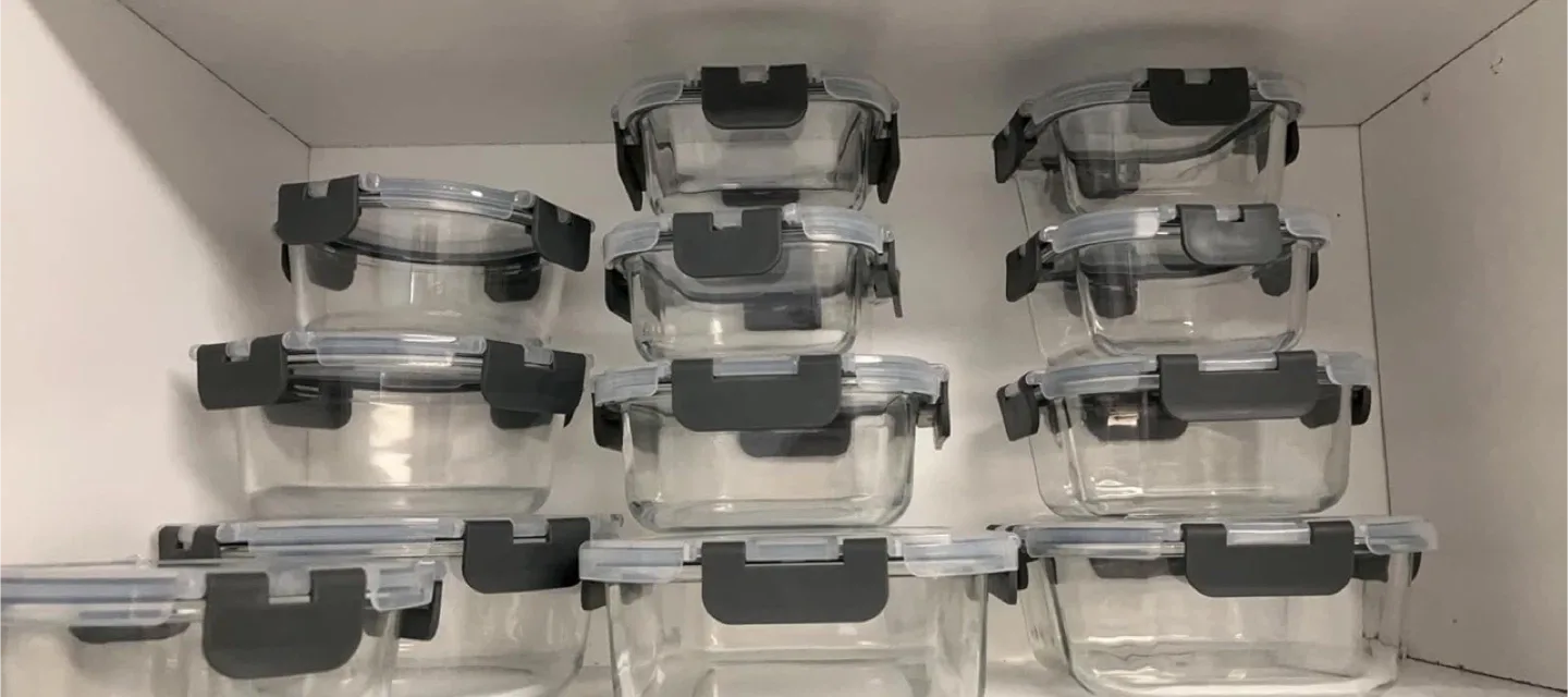 42pcs- Leakproof Glass Food Storage Containers Set (orig. 62) image indicator(5)