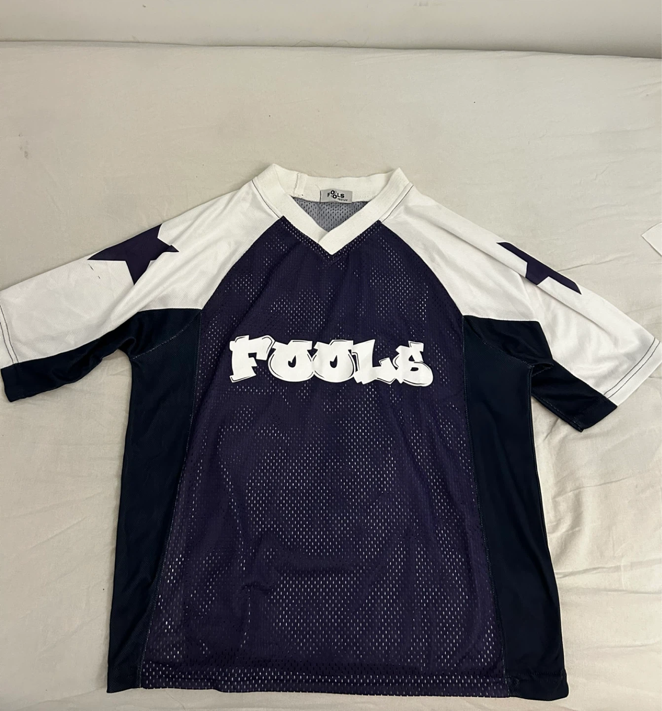 FOOLS Brand Jersey - Navy & White