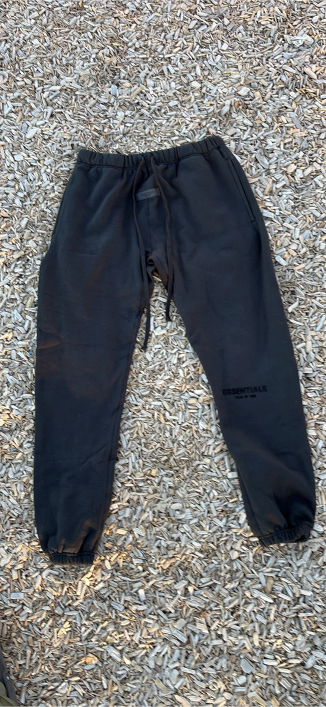 Essentials black pants size medium included bag and the tag - photo 3