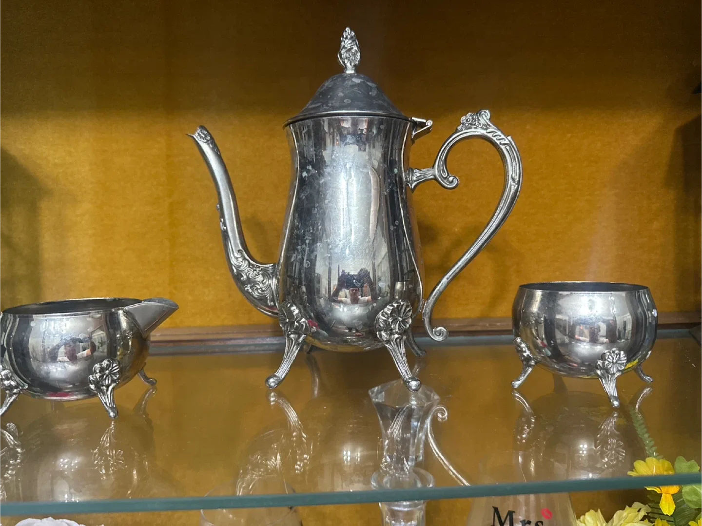 Vintage Silver Plated Tea Set thumbnail