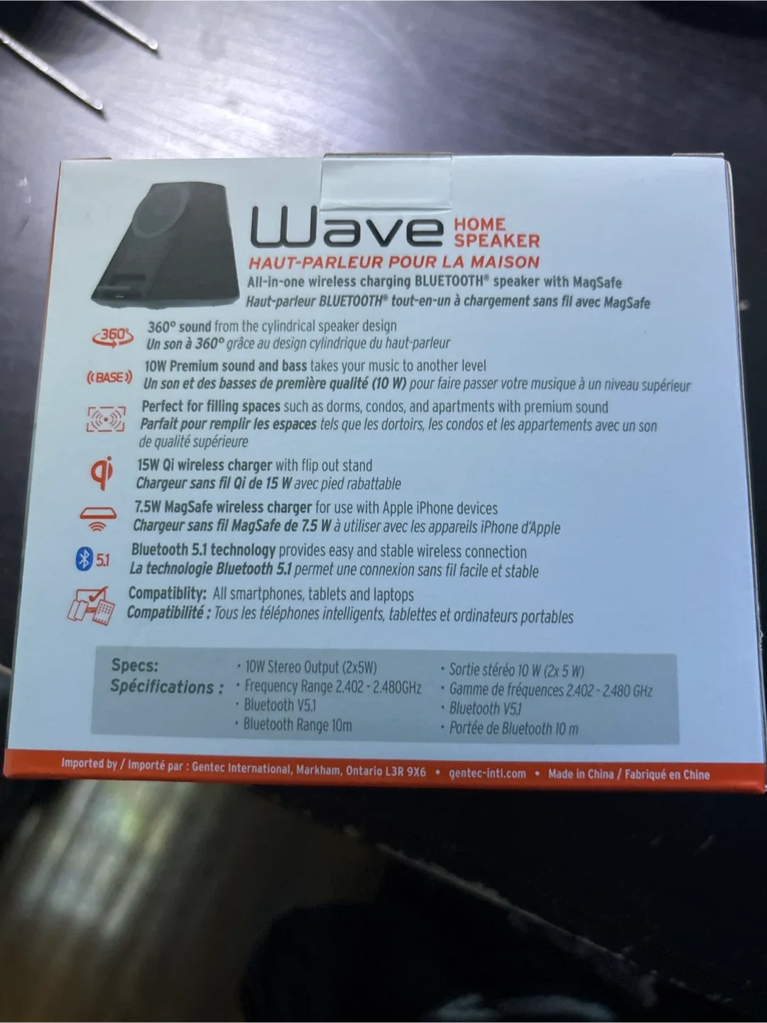 iQ Wave Home Speaker - Bluetooth V5.1, MagSafe image indicator(3)