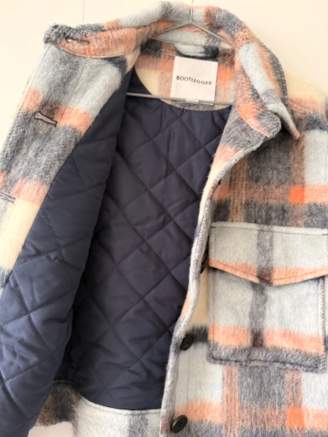 Bootlegger Plaid Shacket - Size S - photo 3