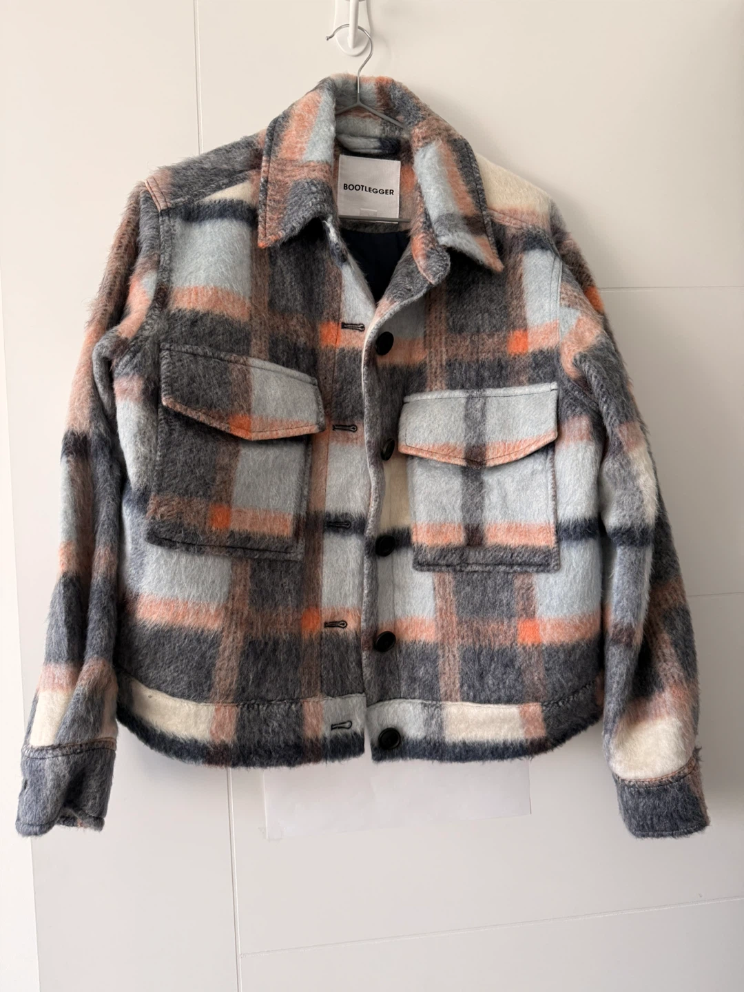 Bootlegger Plaid Shacket - Size S