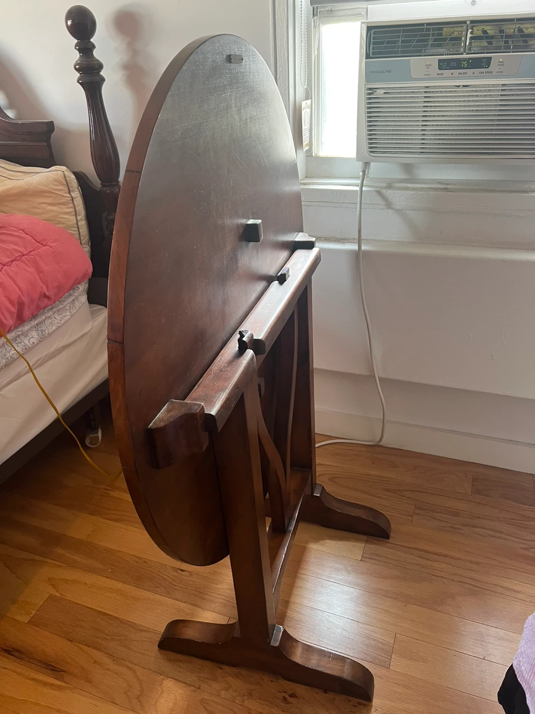 Round Wooden Side Table