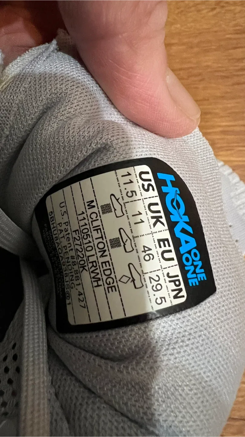 Hoka Clifton 8 Grey/Orange/Blue Shoes image indicator(6)