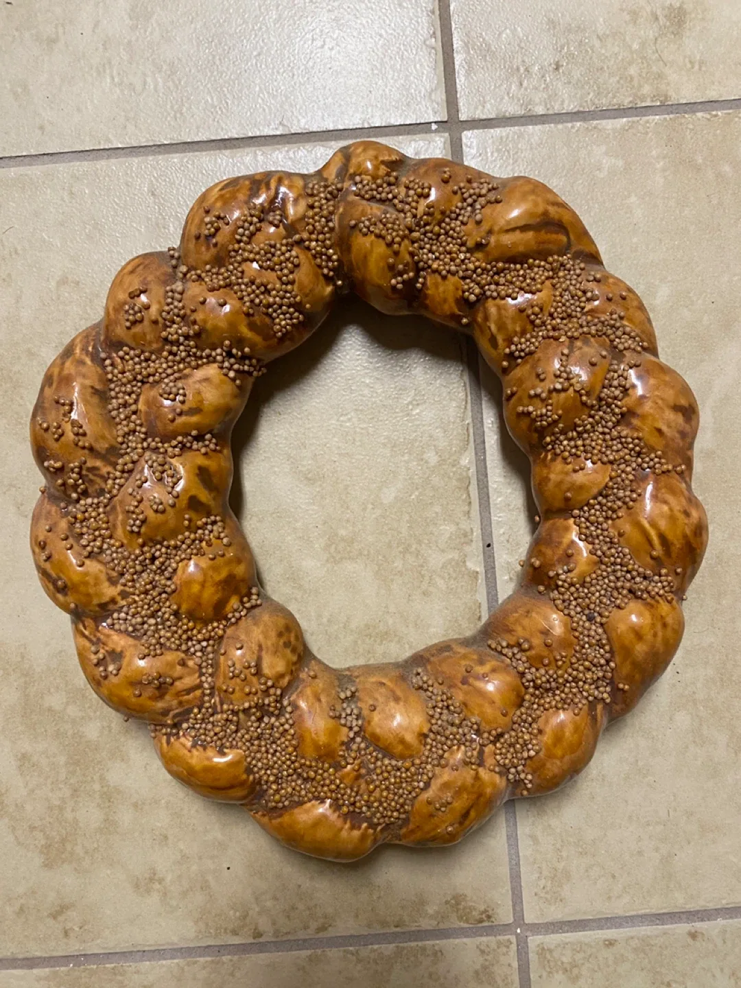 Vintage Italian bread Decorative Wreath thumbnail