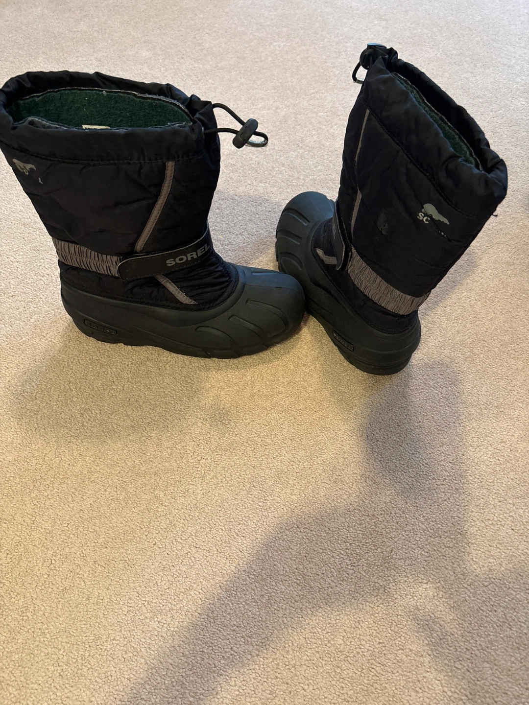 Sorel Kids' Snow Commander Black Winter Boots size 5(USA) - photo 3