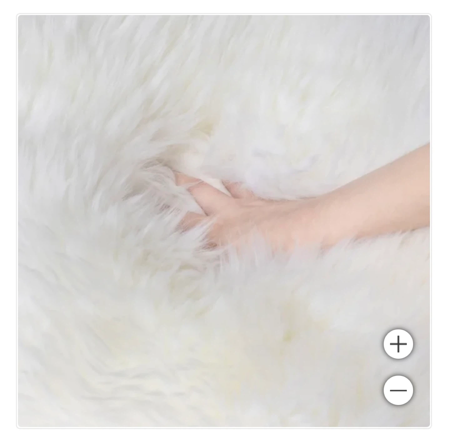 Ivory Sheepskin Fur Rug - photo 2
