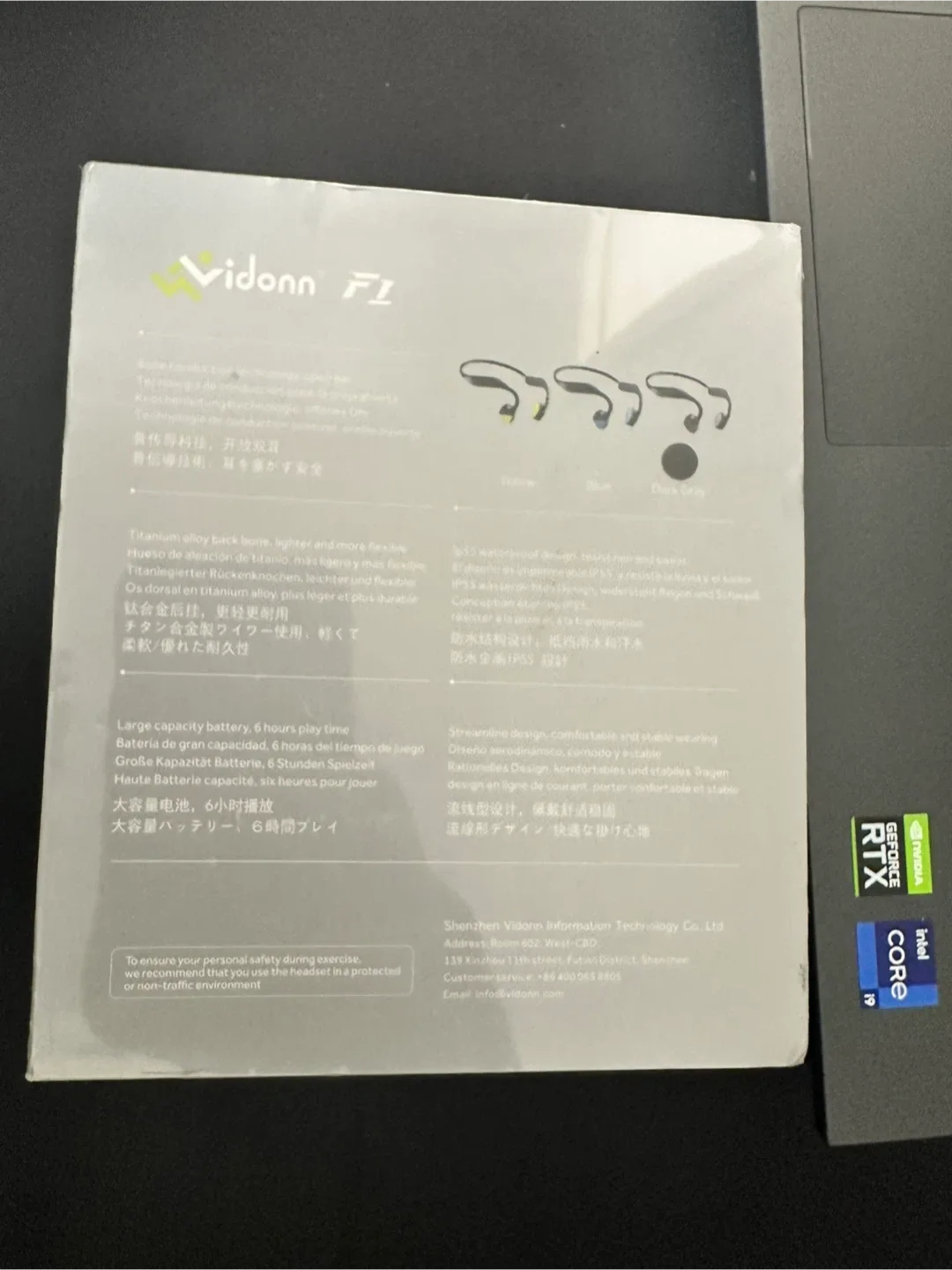 Vidonn F1 Bone Conduction Wireless Headphones image indicator(2)