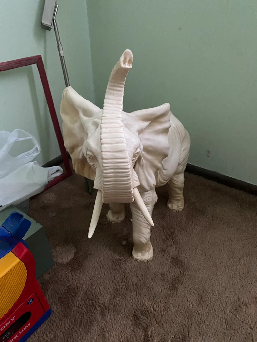 70’s Elephant Statue with Tusks image indicator(2)