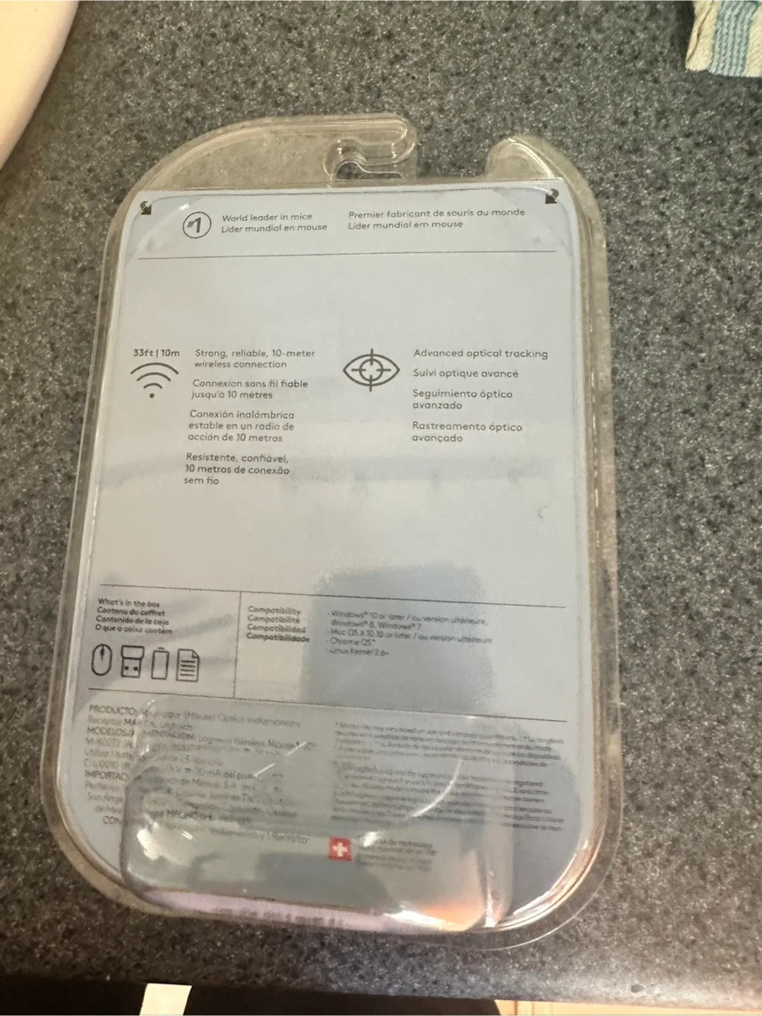 New Logitech M187 Wireless Mouse - Blue image indicator(2)