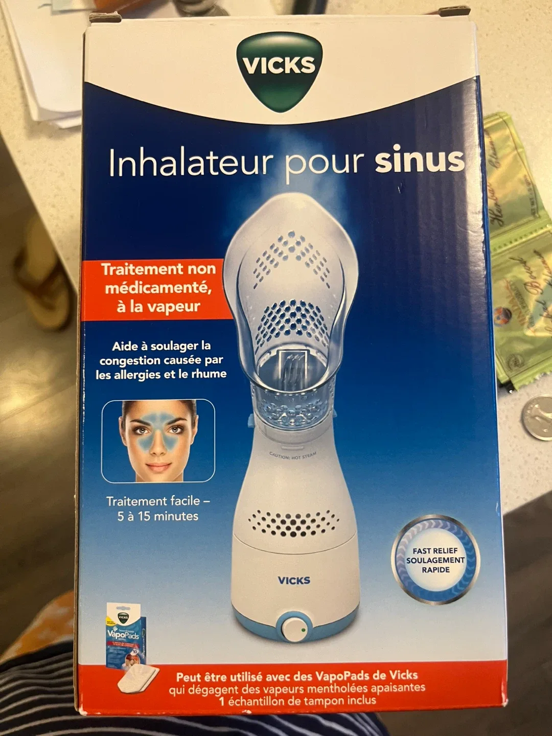 Vicks Sinus Inhaler for Cold & Allergy Relief thumbnail