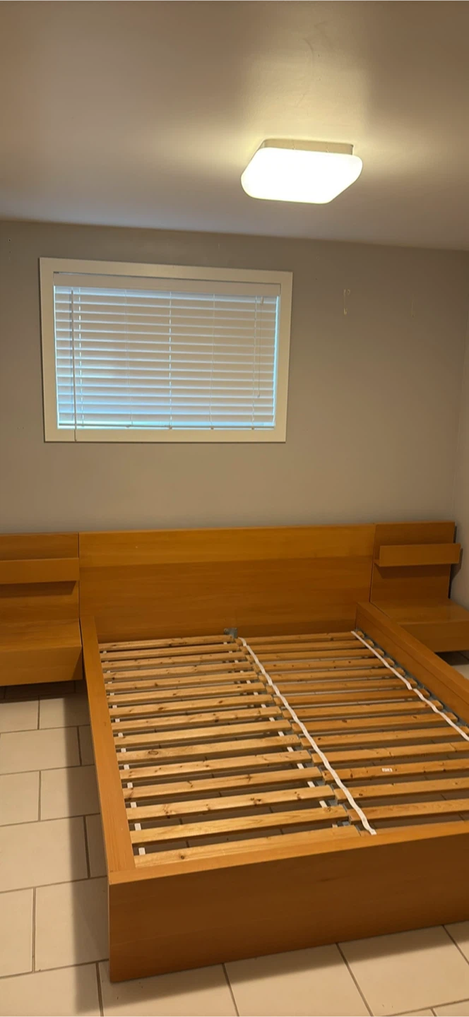 IKEA MALM Queen bed frame