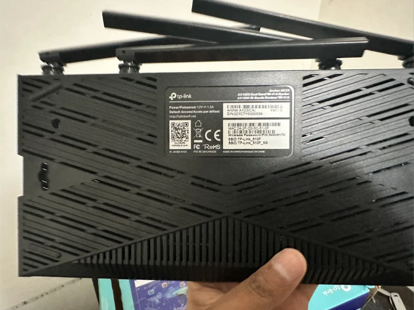 TP-Link Archer AX23 AX1800 Dual Band Wi-Fi 6 Router image indicator(2)