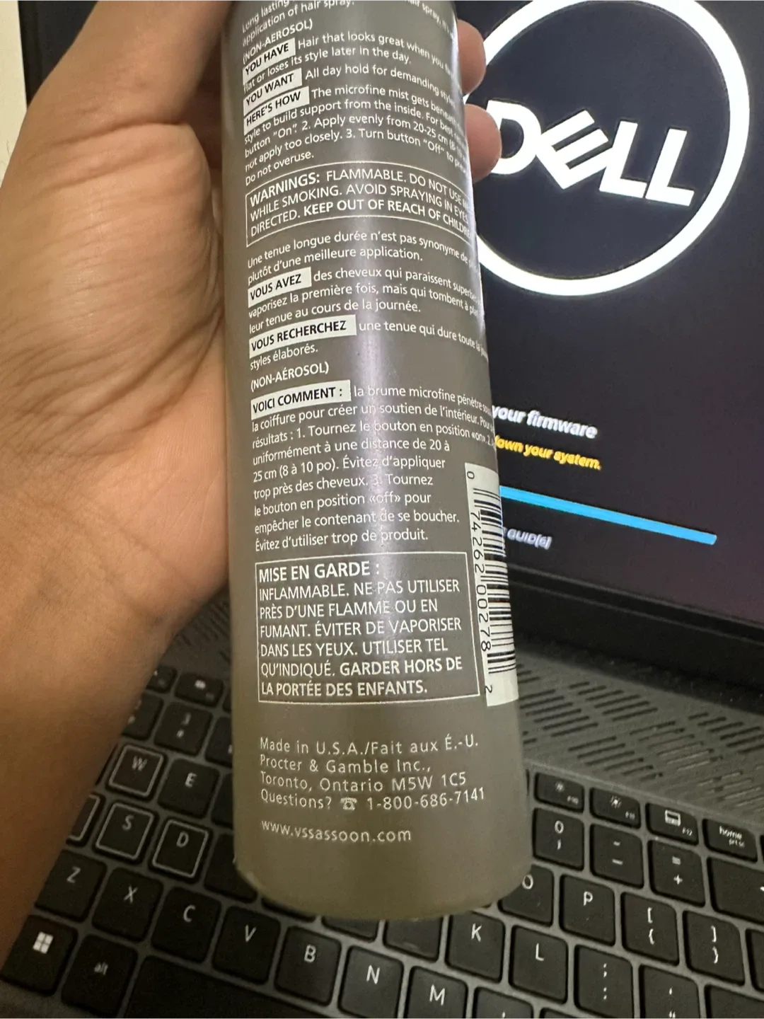 VS Sassoon Ultra Firm Hair Spray 175 mL image indicator(2)