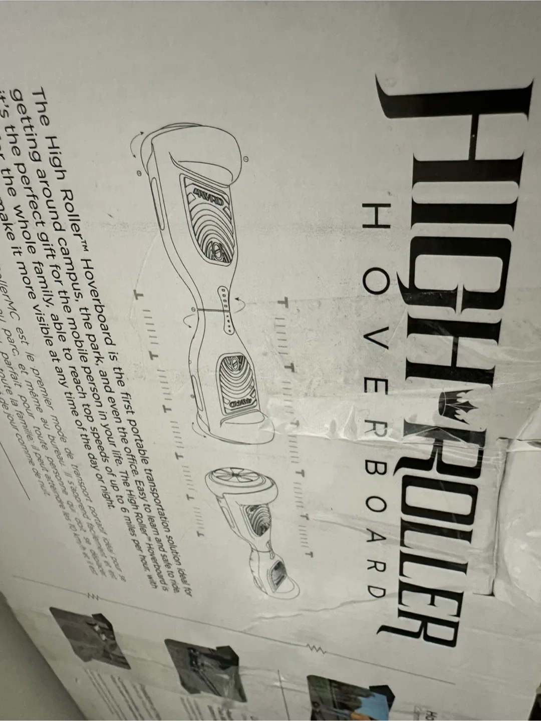 High Roller Hoverboard by 4WRD for parts image indicator(3)