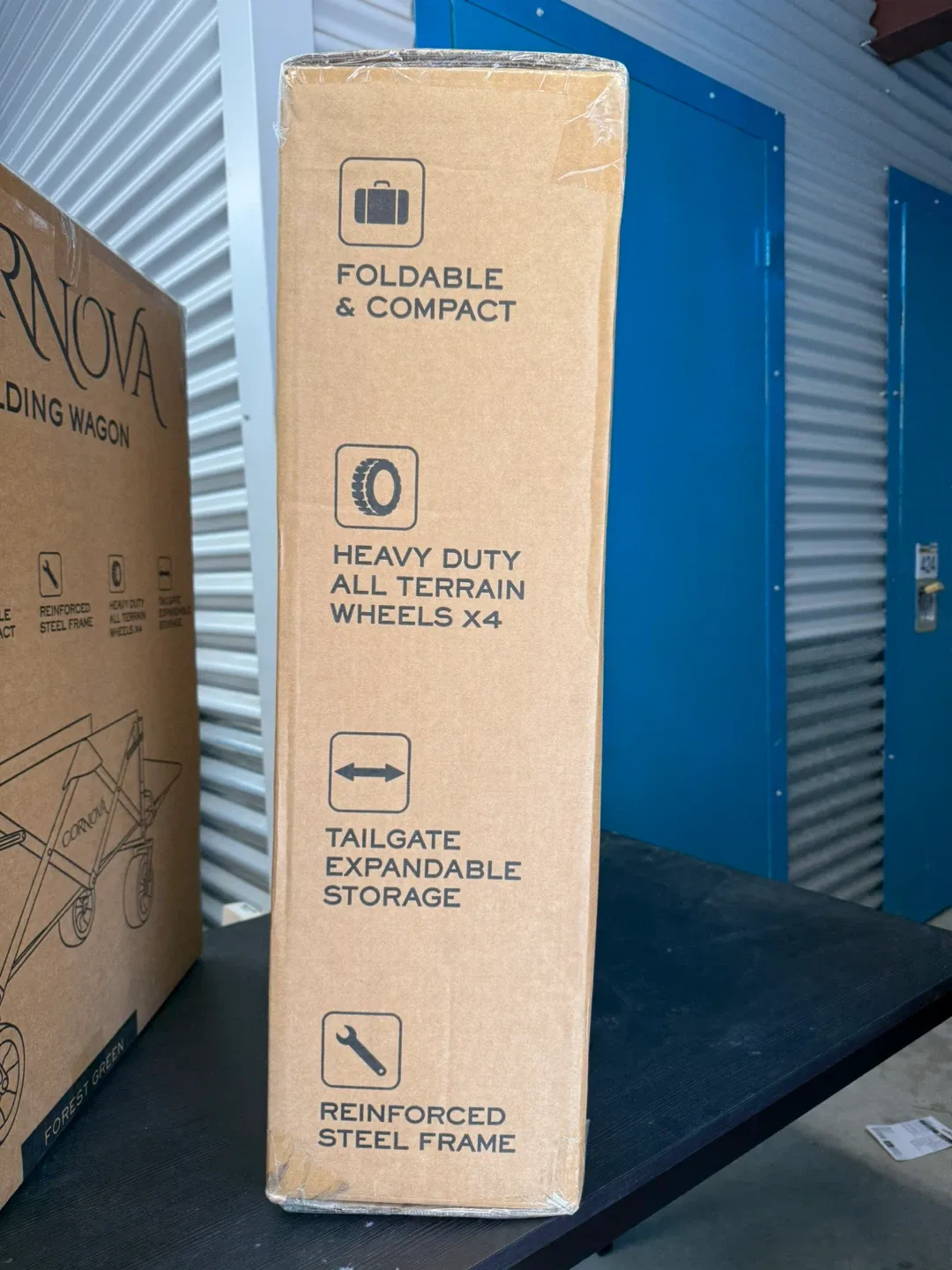 Folding Wagon with tailgate - Forest Green image indicator(2)