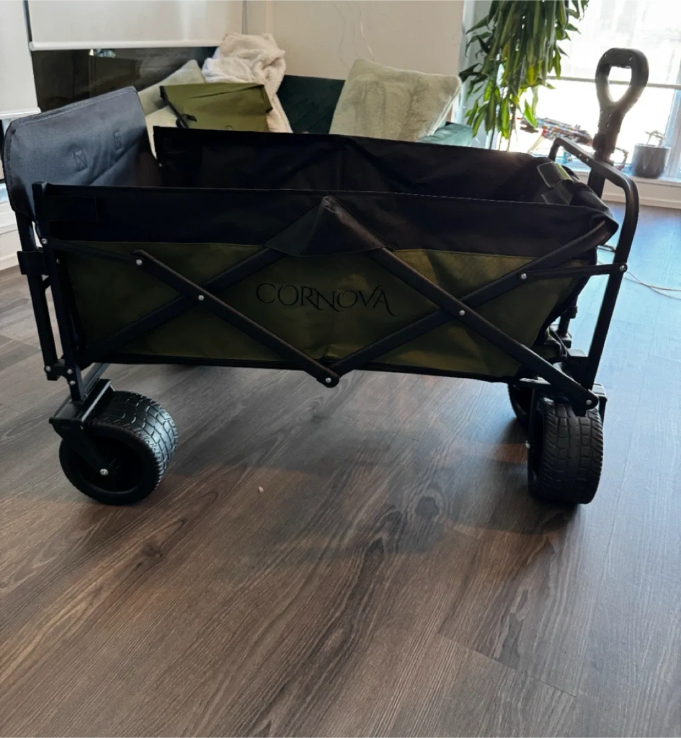 Folding Wagon with tailgate - Forest Green image indicator(7)