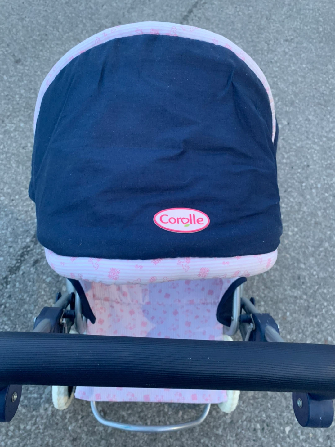 Corolle Doll Stroller - Blue & Pink