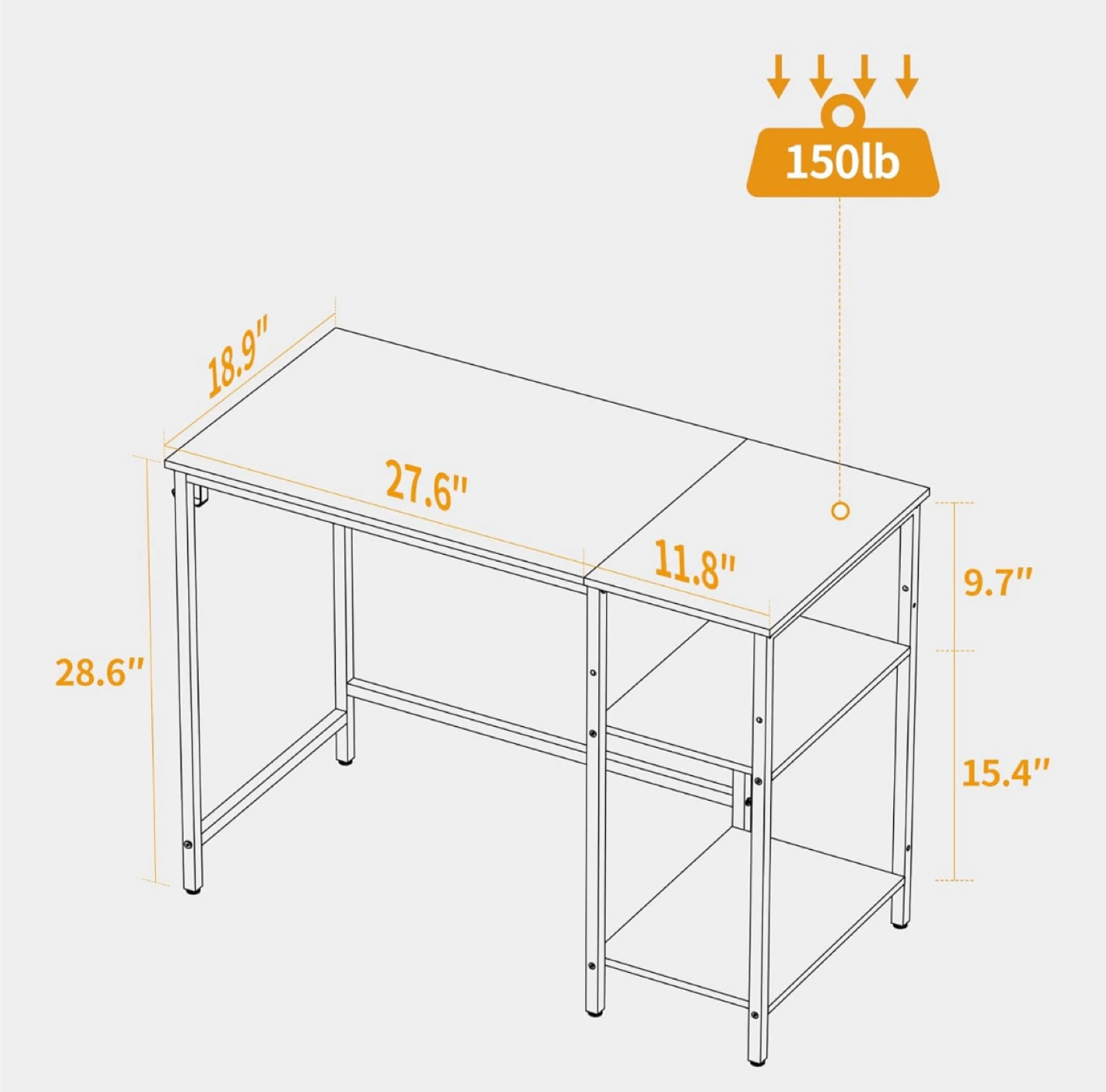 MUST SELL ASAP : Study Desk with Shelves - photo 3
