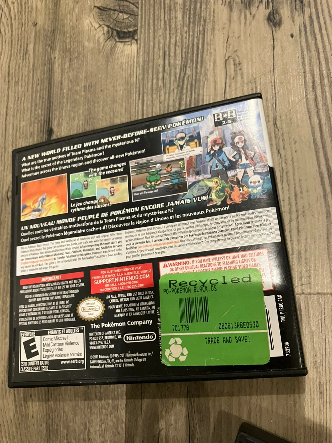Pokémon Black and Black 2 Nintendo DS Games image indicator(9)